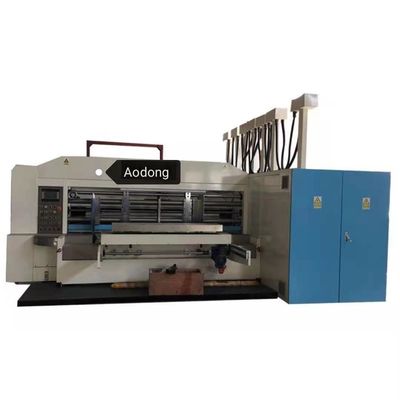 Multicolor Flexo печатая прорезающ автомат для резки плашки, Flexographic оборудование печати