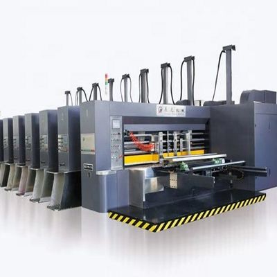 Многофункциональная рифленая печатная машина коробки, печатная машина Flexo 4 цветов